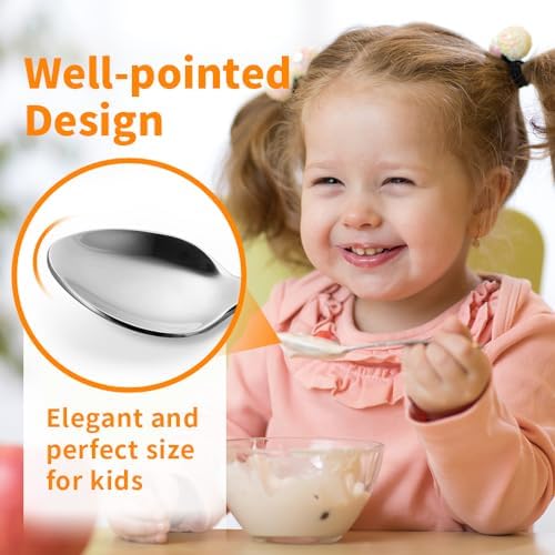 Stainless Steel Toddler Utensil Set for Safe Feeding