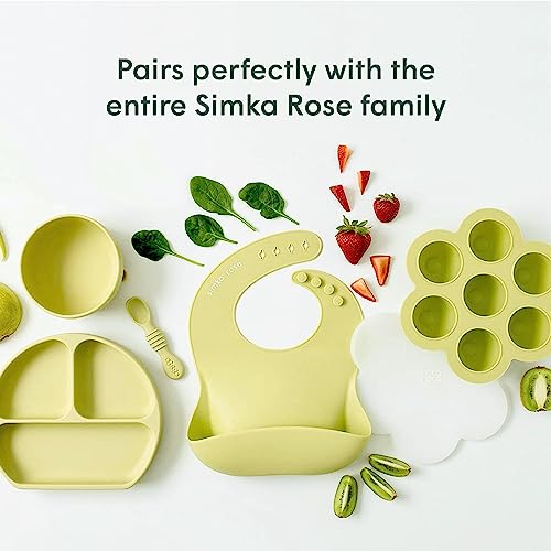 Simka Rose Silicone Baby Spoons Set of 6