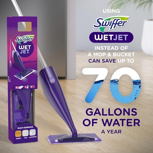 Swiffer WetJet Hardwood and Floor Spray Mop Cleaner Starter Kit