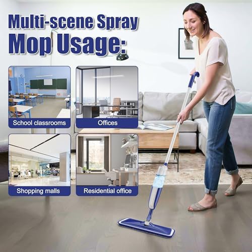 Wet Dry Microfiber Mop for Hardwood Floors