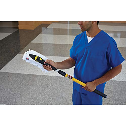 Rubbermaid Quick-Connect Microfiber Mop Frame 11-Inch Black WetDrop Mop Frame