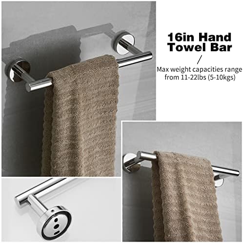 RUBYQ 10-Piece Bathroom Hardware Set