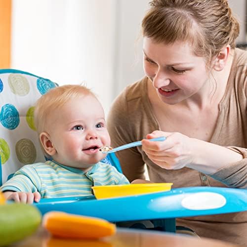 Vicloon Baby Silicone Spoons 5PCS for 4 Month Toddlers