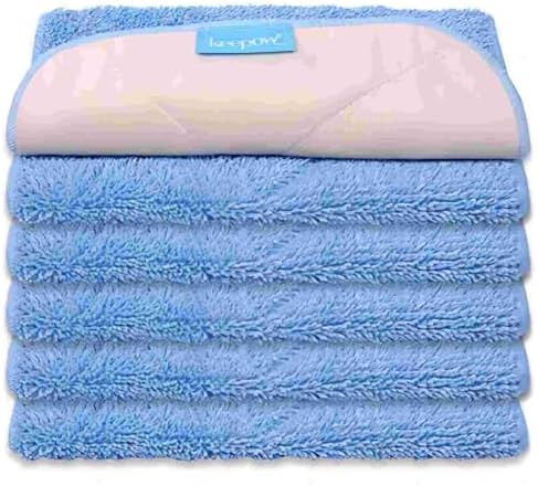 KEEPOW Microfiber Mop Cloth Refills Double-Sided Design for MRSIGA 5-Pack
