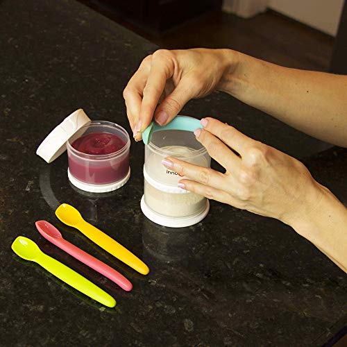 Innobaby Silicone Baby Spoon with Carrying Case