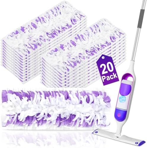 Ultimate Cleaning Companion - 20 Pack Disposable Mopping Pads for Swiffer PowerMop
