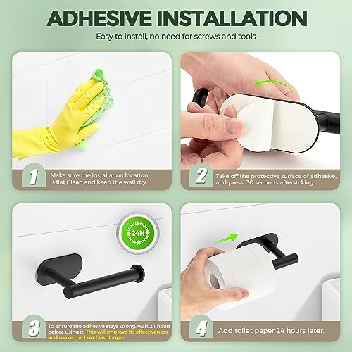 Sturdy Stainless Steel Toiletpaper Holder