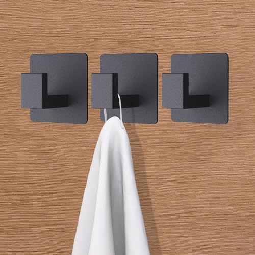 Premium Adhesive Towel Hook Set