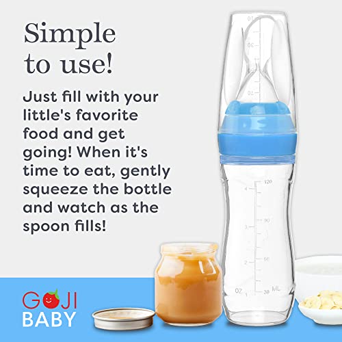 4 oz Silicone Baby Feeder with Stopper