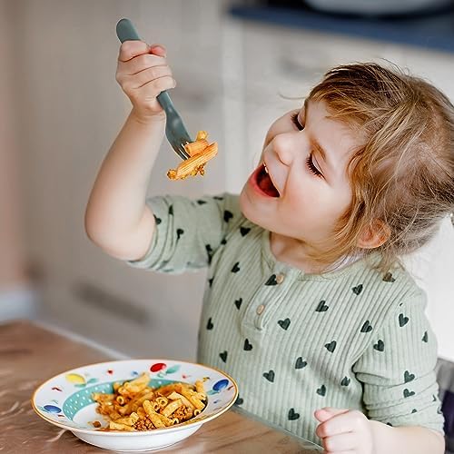 POIKSHARK Toddler Flatware Set