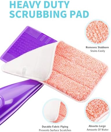 Reusable Mop Pads for Wet Jet