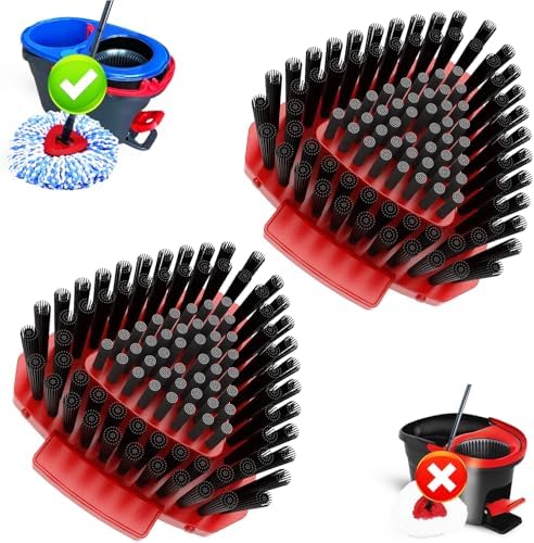 Upgrade Spin Mop Scrub Brush Compatible with O Cedar