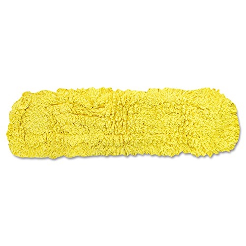 Rubbermaid Commercial Trapper Dust Mop Head Refill 36 Inch Yellow