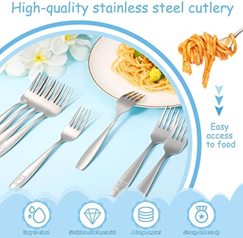 Pimoys 9-Piece Toddler Forks Set