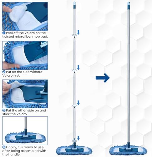 Dust Mop with Long Handle