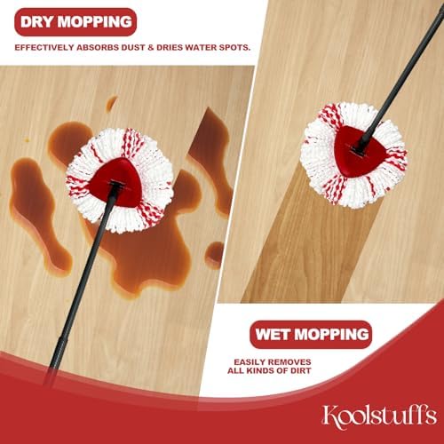 Enhanced Mop Heads - More Cleaning Power 3-Pack