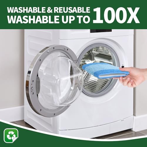 Reusable Microfiber Mop Pads for 18-inch Bona Mop