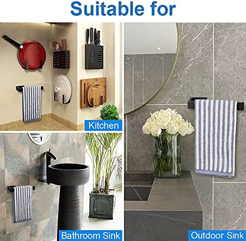 TocTen Hand Towel Holder - 9 Inch Heavy Duty Stainless Steel Bathroom Towel Ring