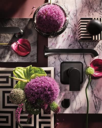 Moten Genta LX Matte Black Toilet Paper Holder - Wall Mount - Modern Design