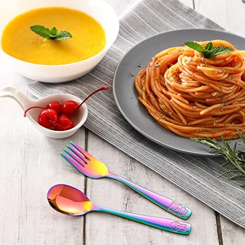 Rainbow Toddler Utensils Set