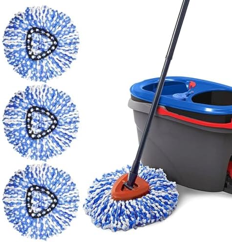 Ocedar RinseClean 2 Tank Spin Mop Microfiber Mop Heads