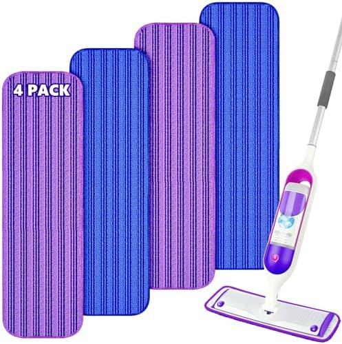 10-Piece Reusable Swiffer Mop Pads for Deep Cleaning Eco-Friendly Use