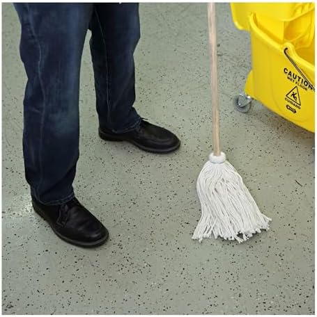 Mess-Free Fun 48in x 5in Dust Mop Head - Blue 100 CottonSynthetic Blend