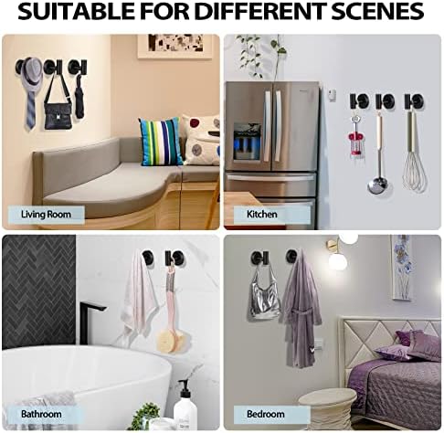 Kruodop 2-Piece Wall-Mount Tough Towel Coat Holder