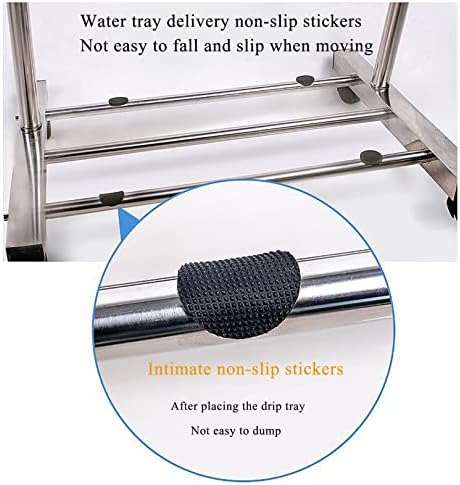 Sturdy Mop Broom Holder Stainless Steel Organizing Rack