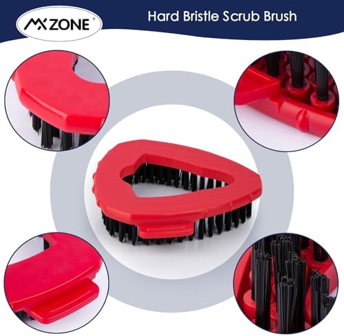 MXZONE scrubber mop head replacement for bathroom and kitchen tiles