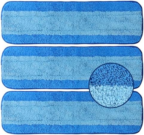 Reusable Microfiber Mop Pads for 18-inch Bona Mop