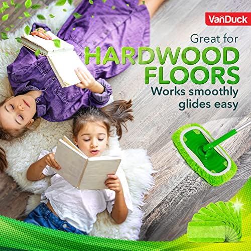VanDuck Reusable Mop Pads for Swiffer - Washable Microfiber Mop Pads
